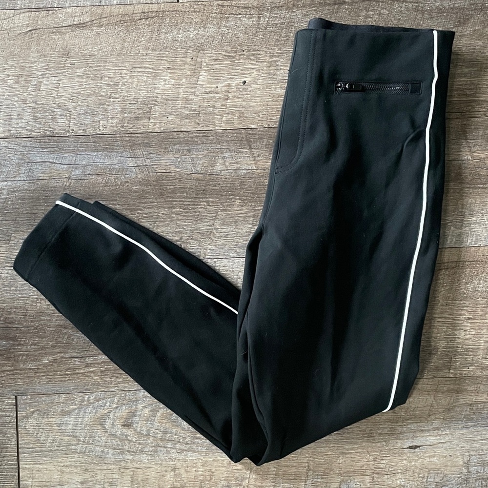 SPANX The Perfect Cropped Pipe Trim Trousers Leggings